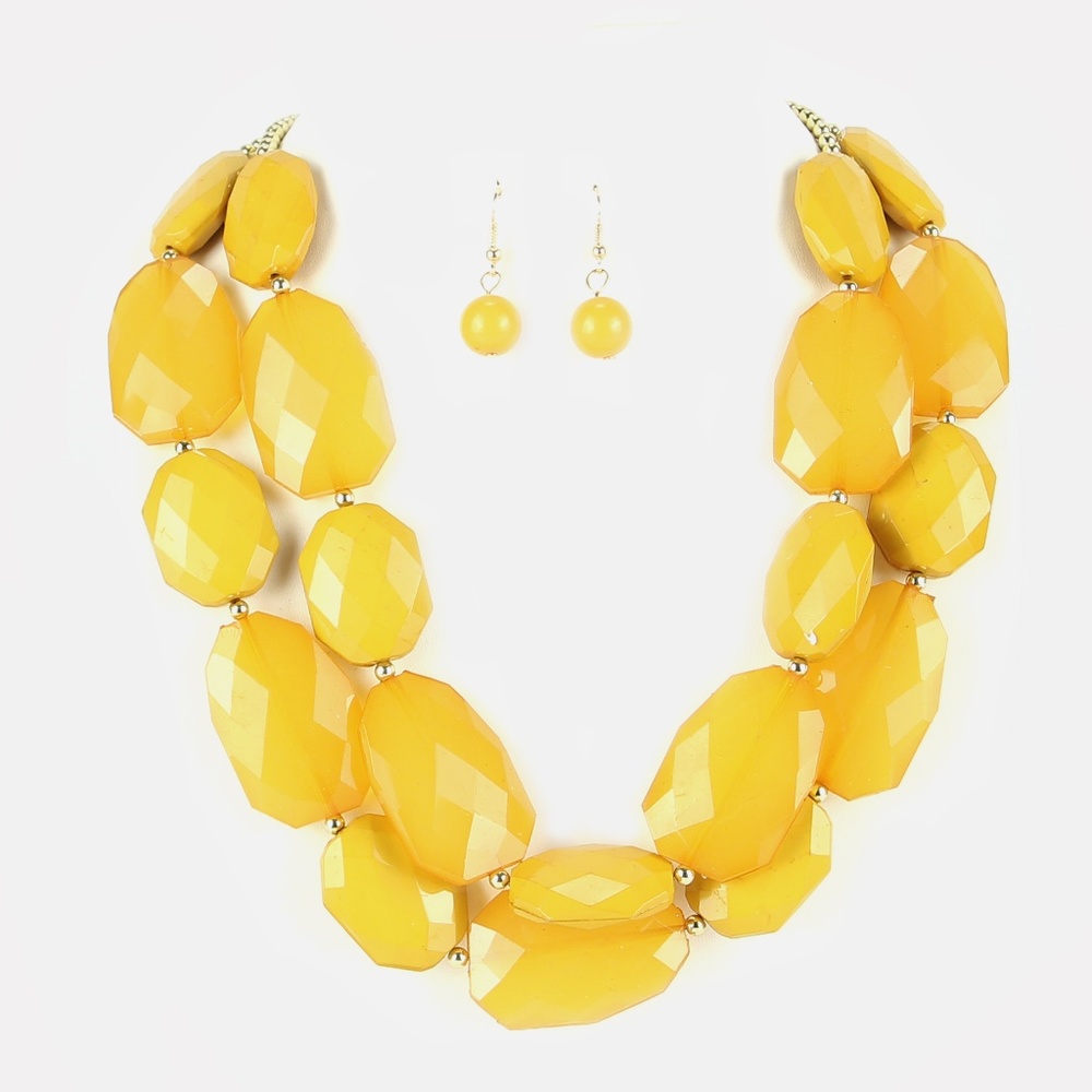 Double Strand Necklace Set